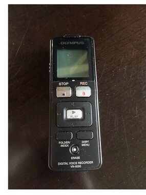 Olympus Black VN-6000 Portable Digital Voice Recorder